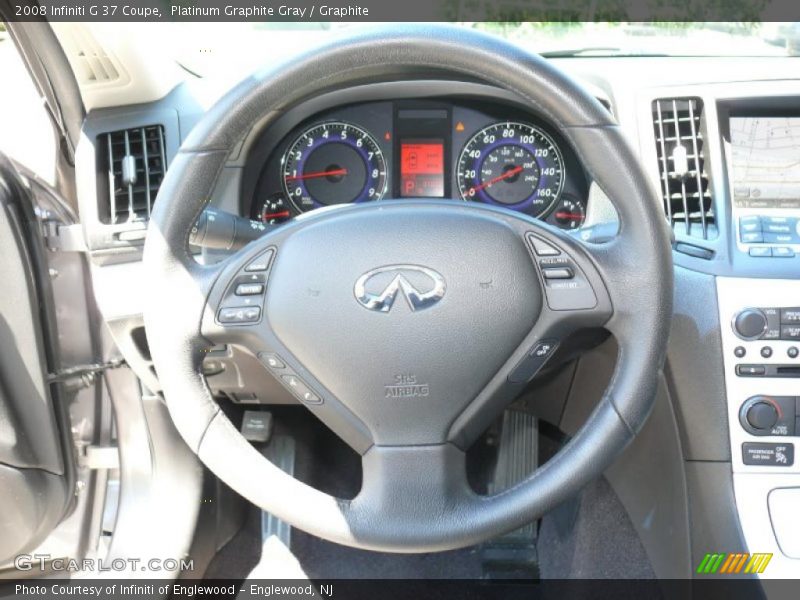 Platinum Graphite Gray / Graphite 2008 Infiniti G 37 Coupe