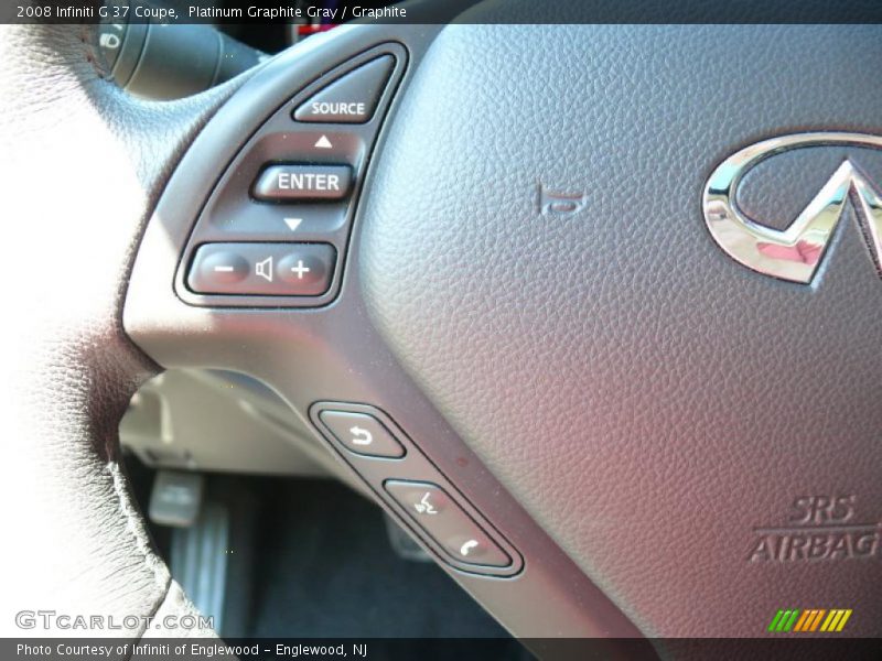 Platinum Graphite Gray / Graphite 2008 Infiniti G 37 Coupe