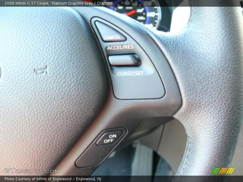 Platinum Graphite Gray / Graphite 2008 Infiniti G 37 Coupe
