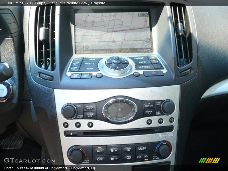 Platinum Graphite Gray / Graphite 2008 Infiniti G 37 Coupe