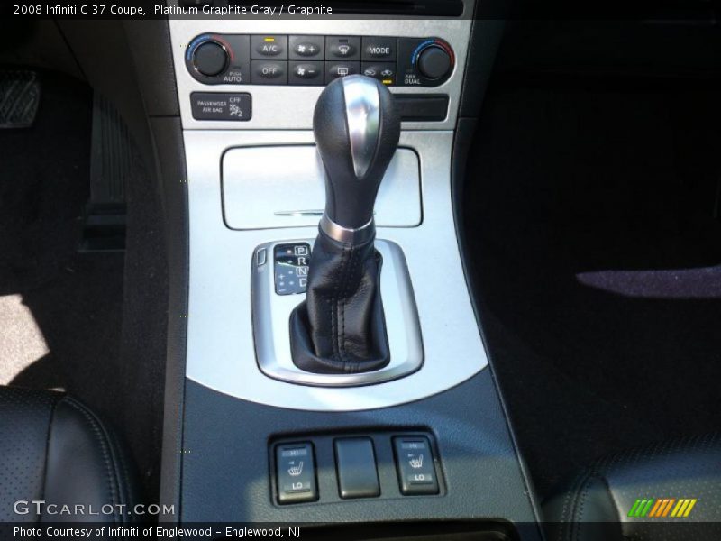 Platinum Graphite Gray / Graphite 2008 Infiniti G 37 Coupe