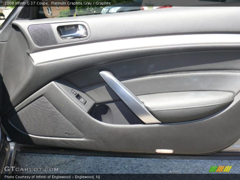 Platinum Graphite Gray / Graphite 2008 Infiniti G 37 Coupe