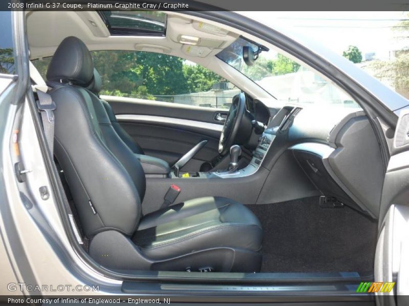 Platinum Graphite Gray / Graphite 2008 Infiniti G 37 Coupe