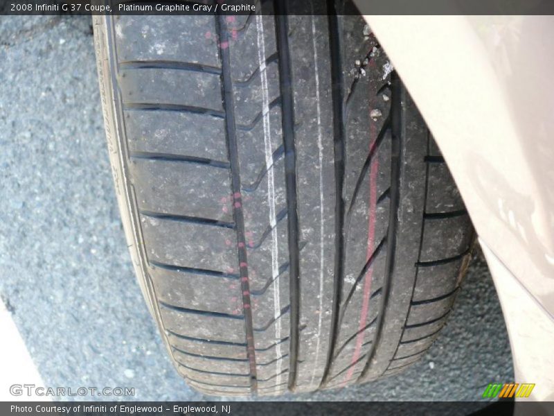Platinum Graphite Gray / Graphite 2008 Infiniti G 37 Coupe