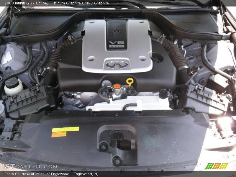 Platinum Graphite Gray / Graphite 2008 Infiniti G 37 Coupe