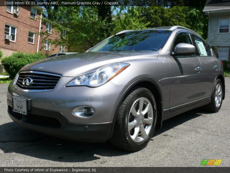 Platinum Graphite Gray / Graphite 2008 Infiniti EX 35 Journey AWD