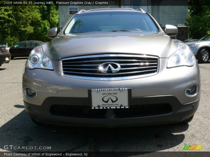 Platinum Graphite Gray / Graphite 2008 Infiniti EX 35 Journey AWD
