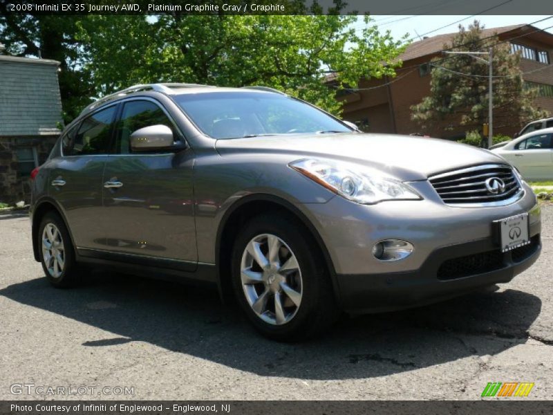 Platinum Graphite Gray / Graphite 2008 Infiniti EX 35 Journey AWD
