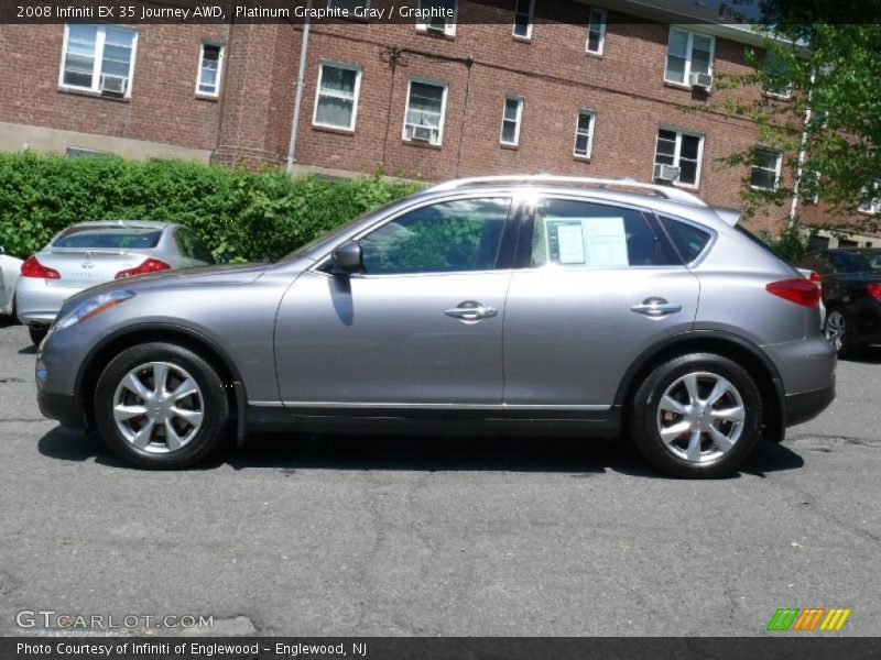 Platinum Graphite Gray / Graphite 2008 Infiniti EX 35 Journey AWD