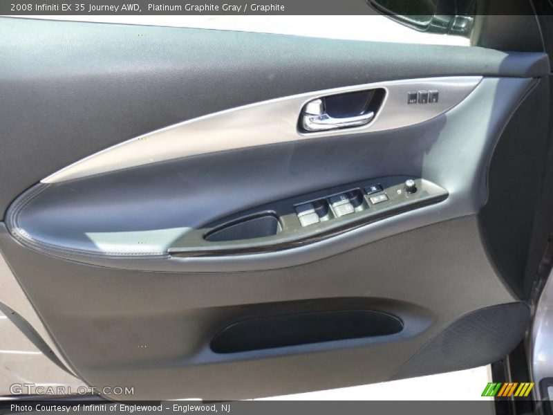 Platinum Graphite Gray / Graphite 2008 Infiniti EX 35 Journey AWD