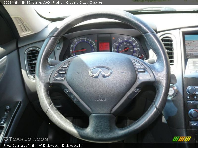 Platinum Graphite Gray / Graphite 2008 Infiniti EX 35 Journey AWD