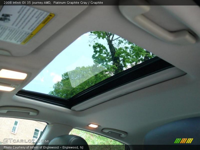 Platinum Graphite Gray / Graphite 2008 Infiniti EX 35 Journey AWD