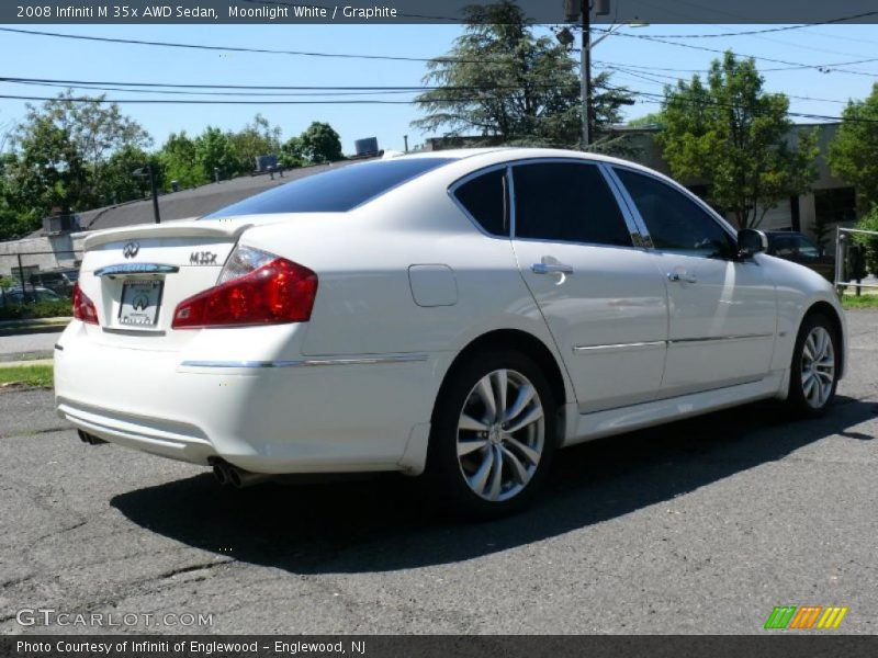 Moonlight White / Graphite 2008 Infiniti M 35x AWD Sedan