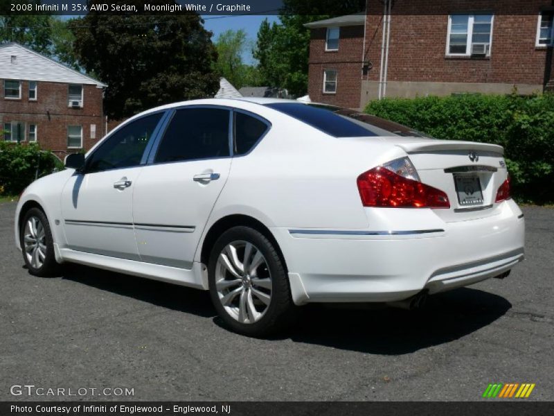 Moonlight White / Graphite 2008 Infiniti M 35x AWD Sedan