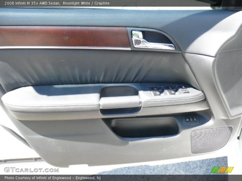 Moonlight White / Graphite 2008 Infiniti M 35x AWD Sedan