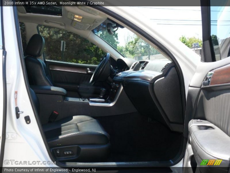 Moonlight White / Graphite 2008 Infiniti M 35x AWD Sedan