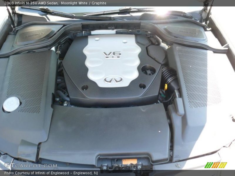 Moonlight White / Graphite 2008 Infiniti M 35x AWD Sedan