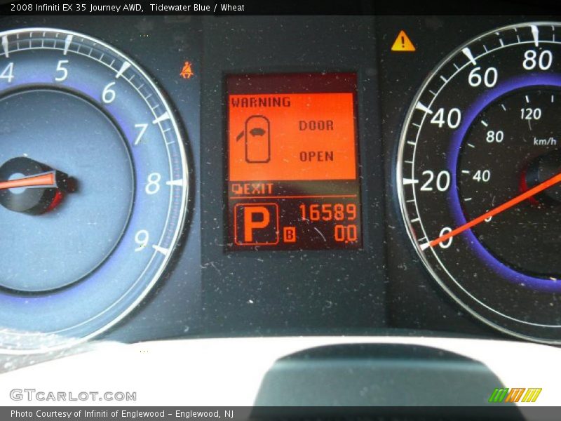 Tidewater Blue / Wheat 2008 Infiniti EX 35 Journey AWD