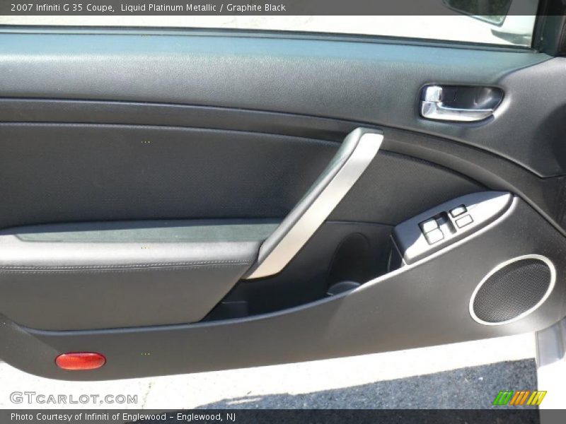 Liquid Platinum Metallic / Graphite Black 2007 Infiniti G 35 Coupe