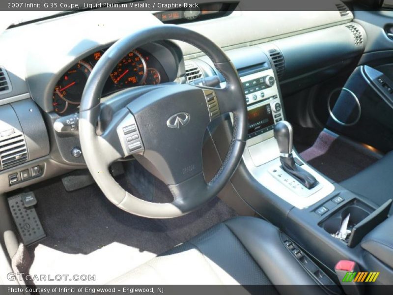 Liquid Platinum Metallic / Graphite Black 2007 Infiniti G 35 Coupe
