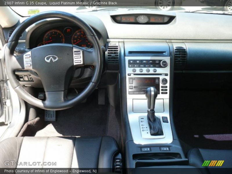 Liquid Platinum Metallic / Graphite Black 2007 Infiniti G 35 Coupe