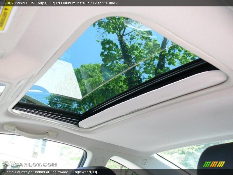 Liquid Platinum Metallic / Graphite Black 2007 Infiniti G 35 Coupe