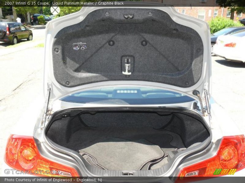 Liquid Platinum Metallic / Graphite Black 2007 Infiniti G 35 Coupe