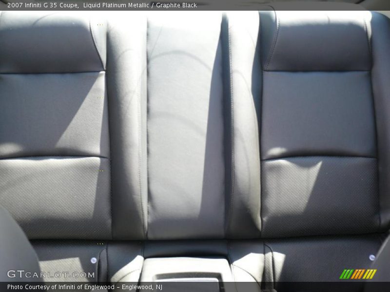 Liquid Platinum Metallic / Graphite Black 2007 Infiniti G 35 Coupe