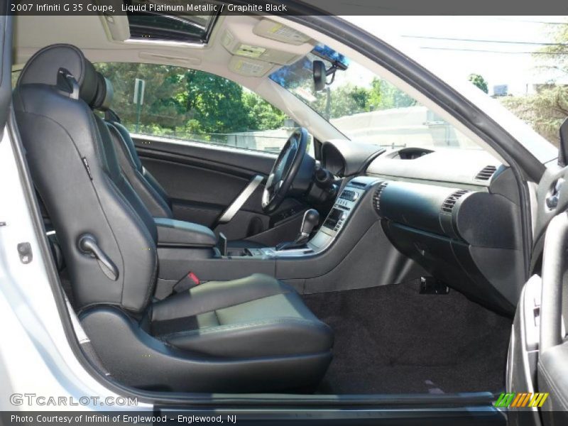 Liquid Platinum Metallic / Graphite Black 2007 Infiniti G 35 Coupe