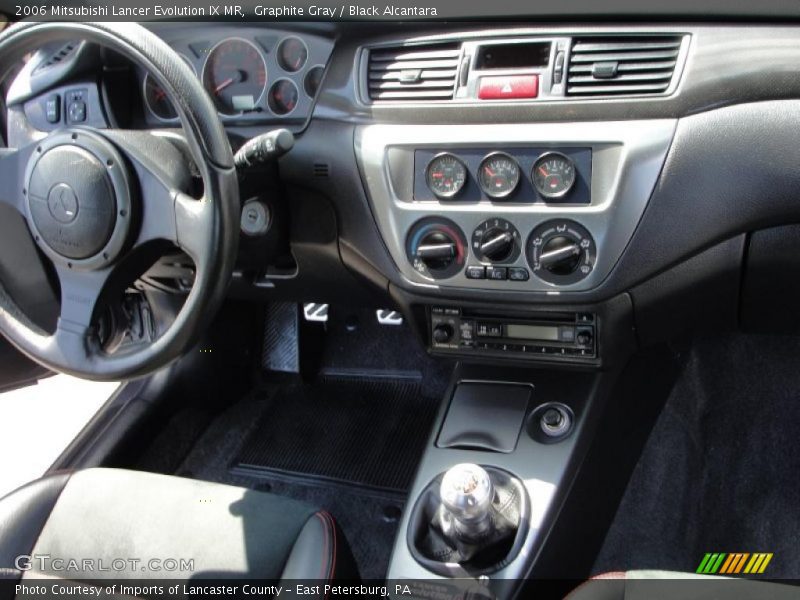 Graphite Gray / Black Alcantara 2006 Mitsubishi Lancer Evolution IX MR