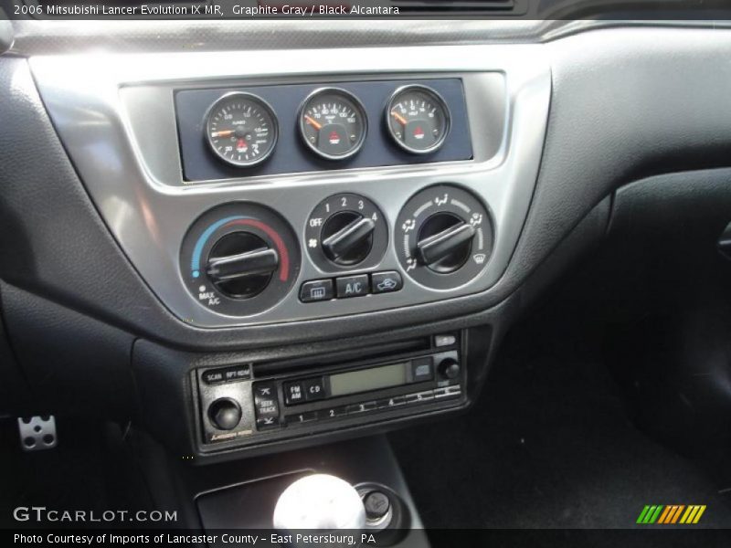 Graphite Gray / Black Alcantara 2006 Mitsubishi Lancer Evolution IX MR