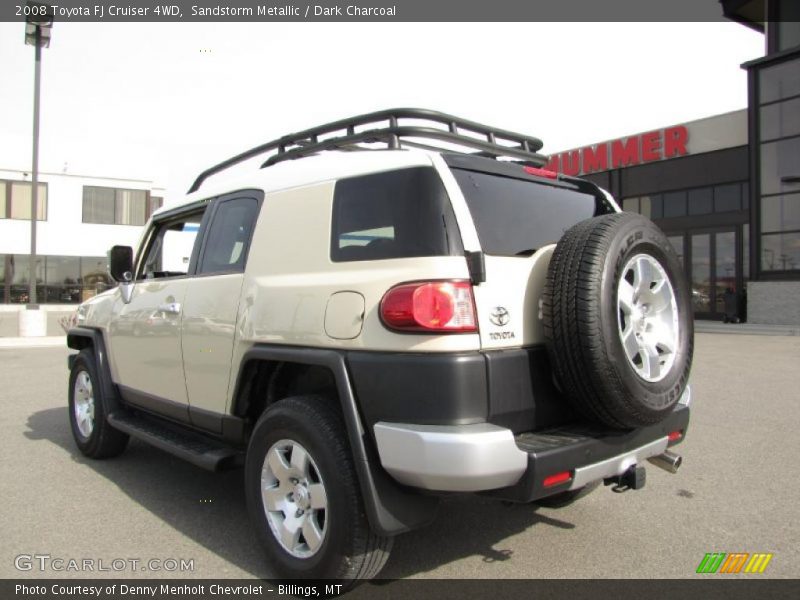 Sandstorm Metallic / Dark Charcoal 2008 Toyota FJ Cruiser 4WD