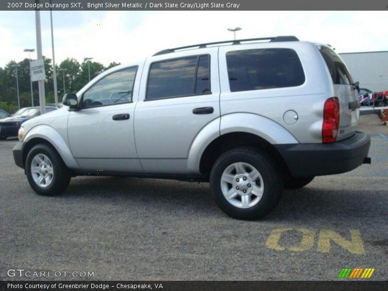 Bright Silver Metallic / Dark Slate Gray/Light Slate Gray 2007 Dodge Durango SXT