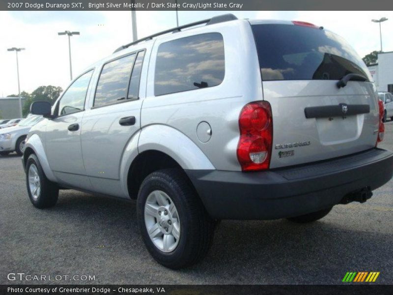 Bright Silver Metallic / Dark Slate Gray/Light Slate Gray 2007 Dodge Durango SXT