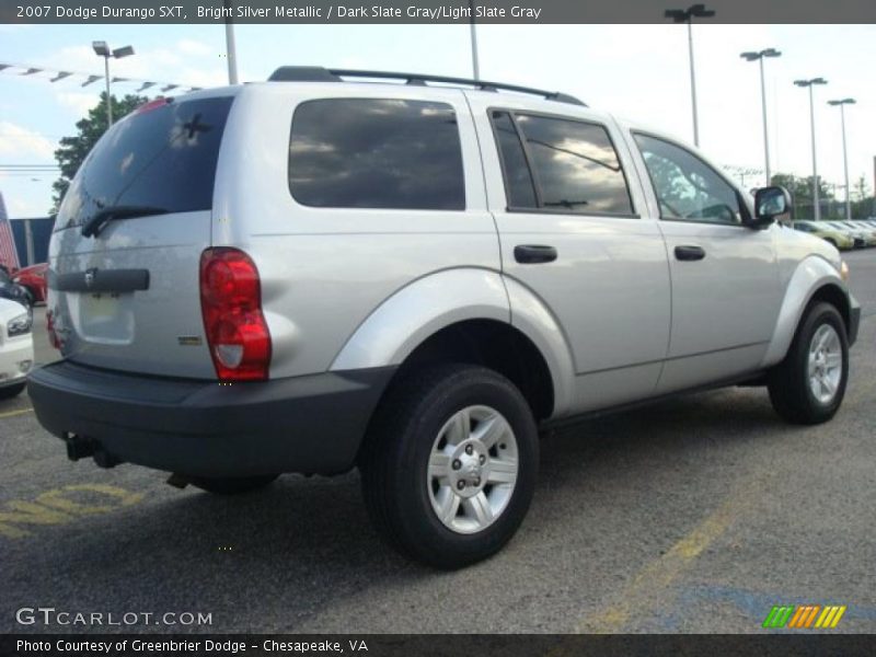 Bright Silver Metallic / Dark Slate Gray/Light Slate Gray 2007 Dodge Durango SXT