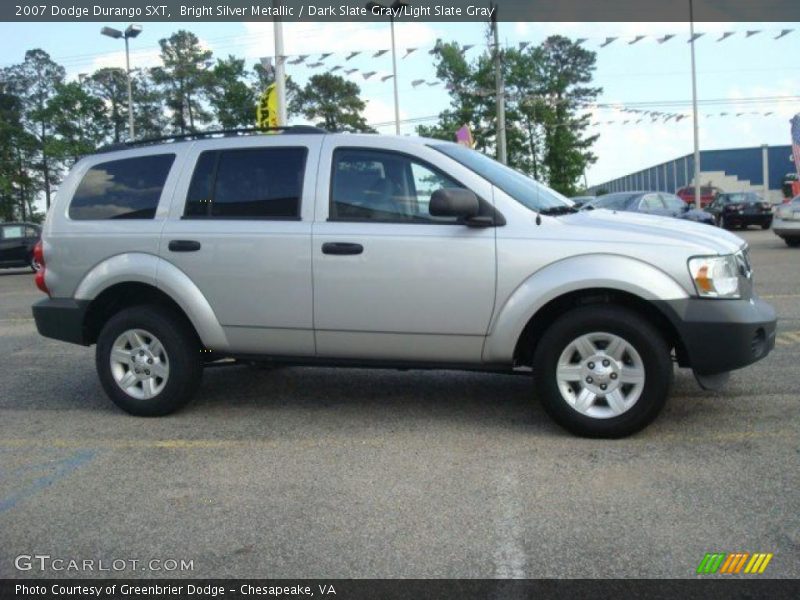 Bright Silver Metallic / Dark Slate Gray/Light Slate Gray 2007 Dodge Durango SXT