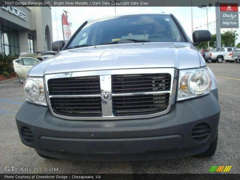 Bright Silver Metallic / Dark Slate Gray/Light Slate Gray 2007 Dodge Durango SXT
