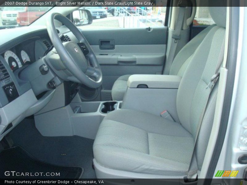 Bright Silver Metallic / Dark Slate Gray/Light Slate Gray 2007 Dodge Durango SXT
