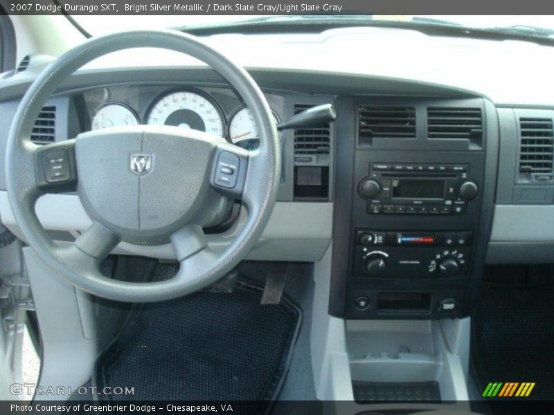 Bright Silver Metallic / Dark Slate Gray/Light Slate Gray 2007 Dodge Durango SXT