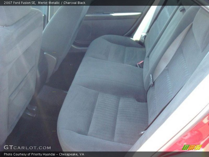 Merlot Metallic / Charcoal Black 2007 Ford Fusion SE