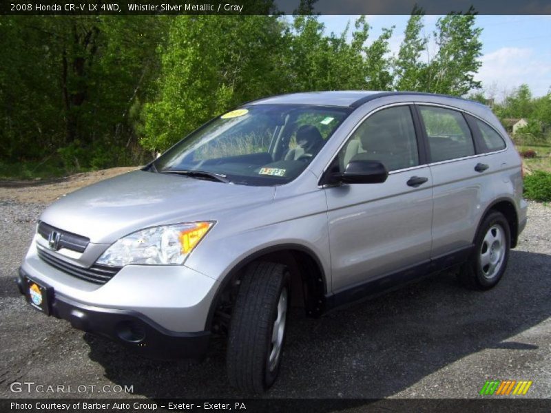 Whistler Silver Metallic / Gray 2008 Honda CR-V LX 4WD