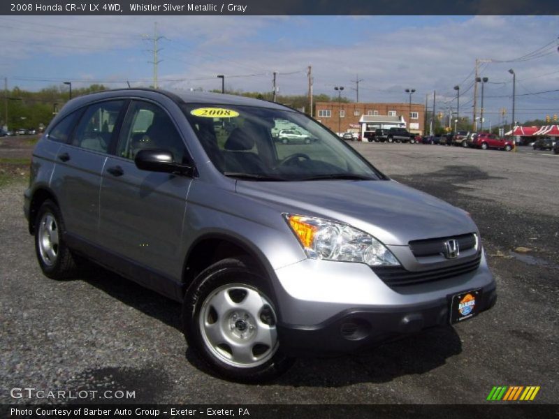 Whistler Silver Metallic / Gray 2008 Honda CR-V LX 4WD