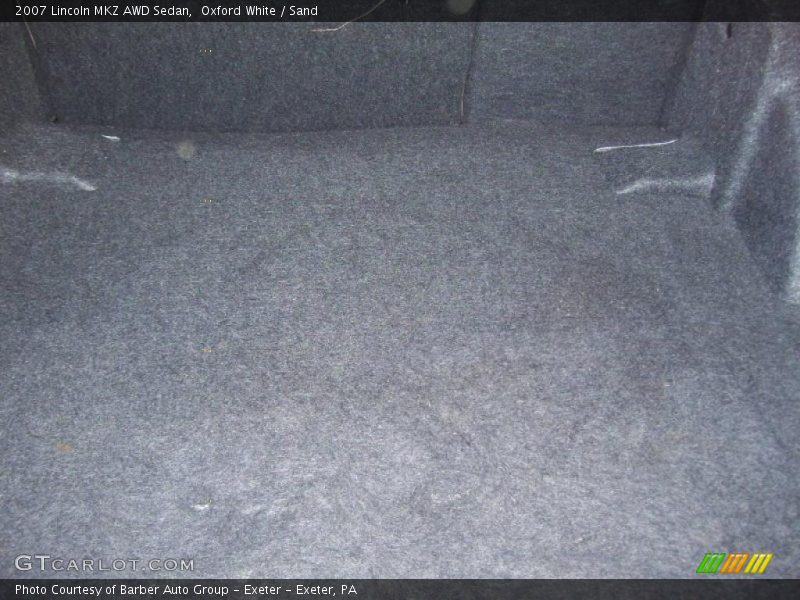 Oxford White / Sand 2007 Lincoln MKZ AWD Sedan