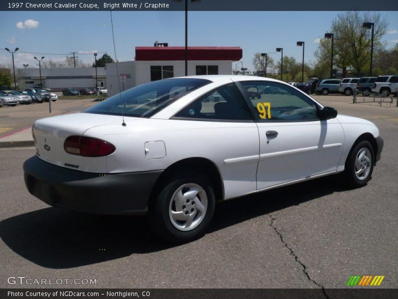 Back to this Bright White 1997 Chevrolet Cavalier Coupe. next photo. prev p...