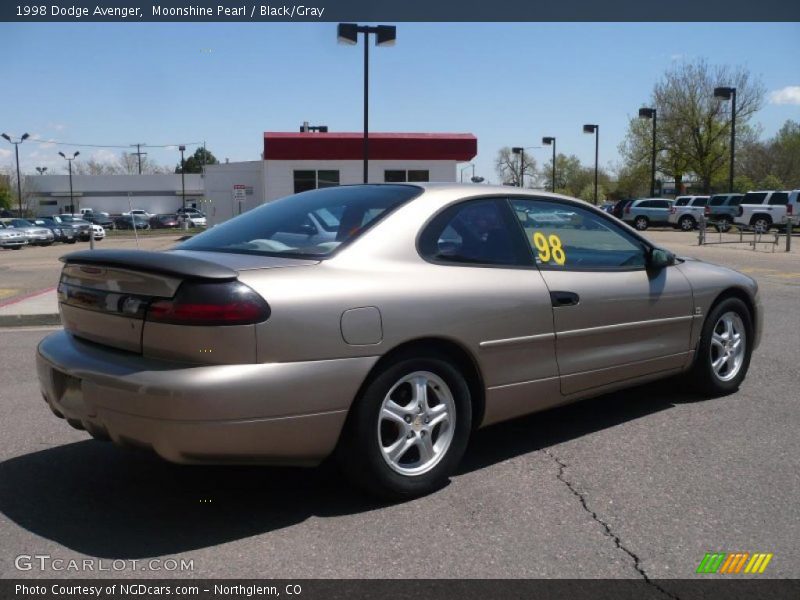 Moonshine Pearl / Black/Gray 1998 Dodge Avenger