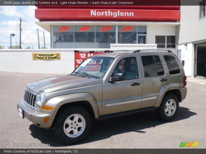 Light Khaki Metallic / Dark Khaki/Light Graystone 2006 Jeep Liberty CRD Limited 4x4