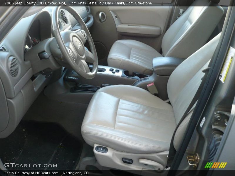Light Khaki Metallic / Dark Khaki/Light Graystone 2006 Jeep Liberty CRD Limited 4x4