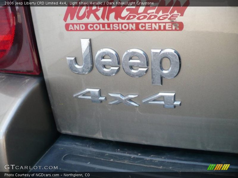 Light Khaki Metallic / Dark Khaki/Light Graystone 2006 Jeep Liberty CRD Limited 4x4
