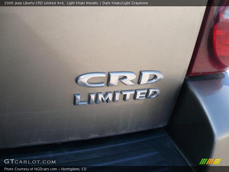 Light Khaki Metallic / Dark Khaki/Light Graystone 2006 Jeep Liberty CRD Limited 4x4