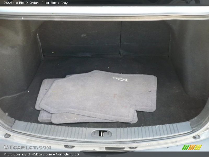 Polar Blue / Gray 2006 Kia Rio LX Sedan